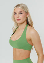 RecStretch™ Unbound Halter Sports Bra Kiwi Sports Bras Paragon Fitwear 