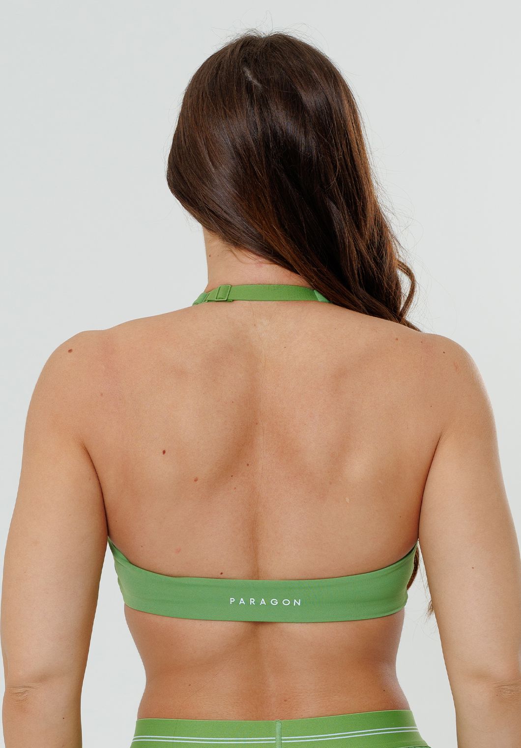 RecStretch™ Unbound Halter Sports Bra Kiwi Sports Bras Paragon Fitwear 