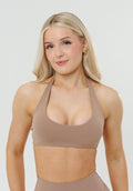RecStretch™ Unbound Halter Sports Bra Tan Line Sports Bras Paragon Fitwear 