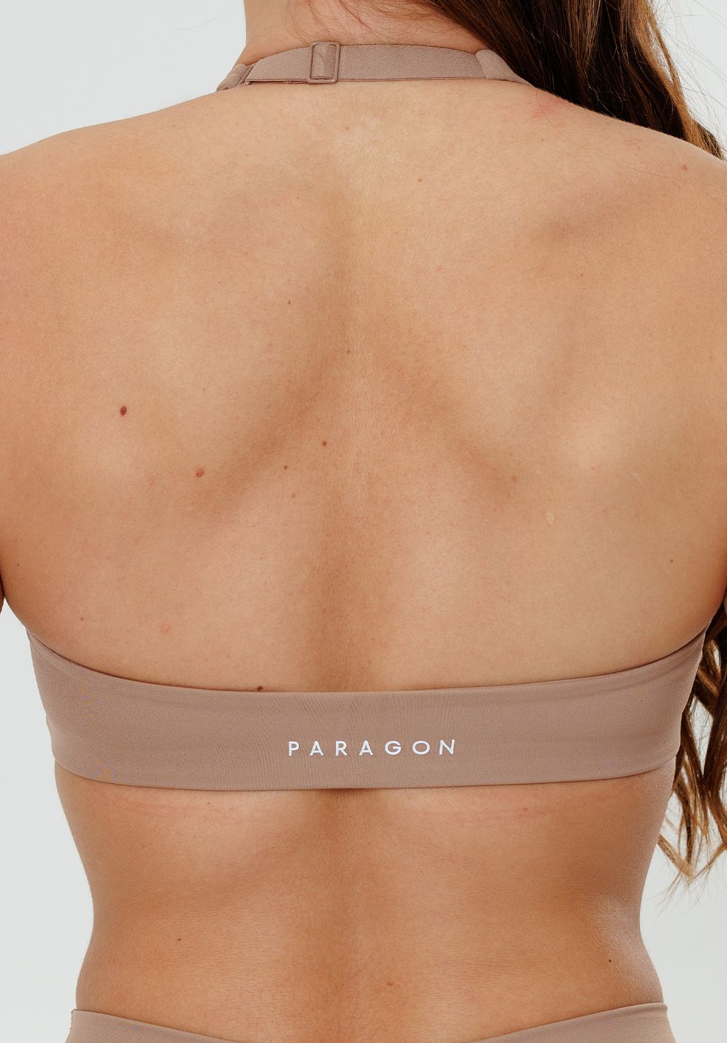 RecStretch™ Unbound Halter Sports Bra Tan Line Sports Bras Paragon Fitwear 
