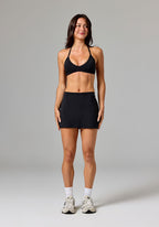 Reluna™ Ace Mid-Rise Mini Skort Black Shorts Paragon Fitwear 