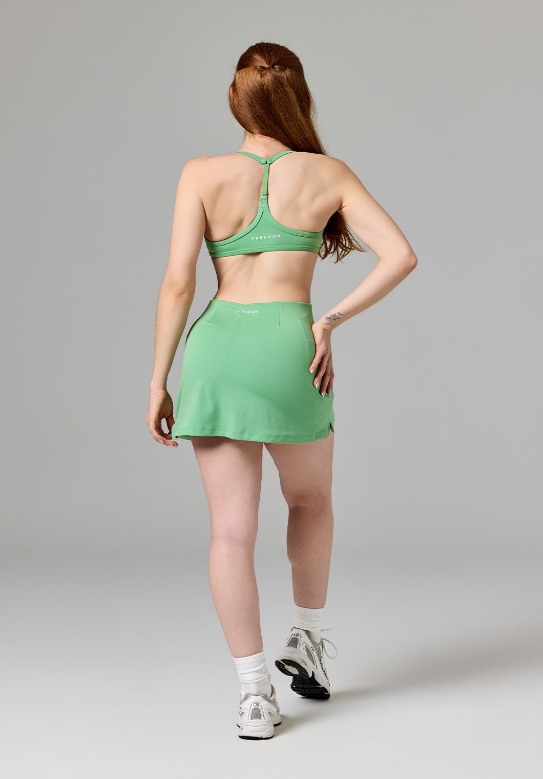 Reluna™ Ace Mid-Rise Mini Skort Matcha Shorts Paragon Fitwear 