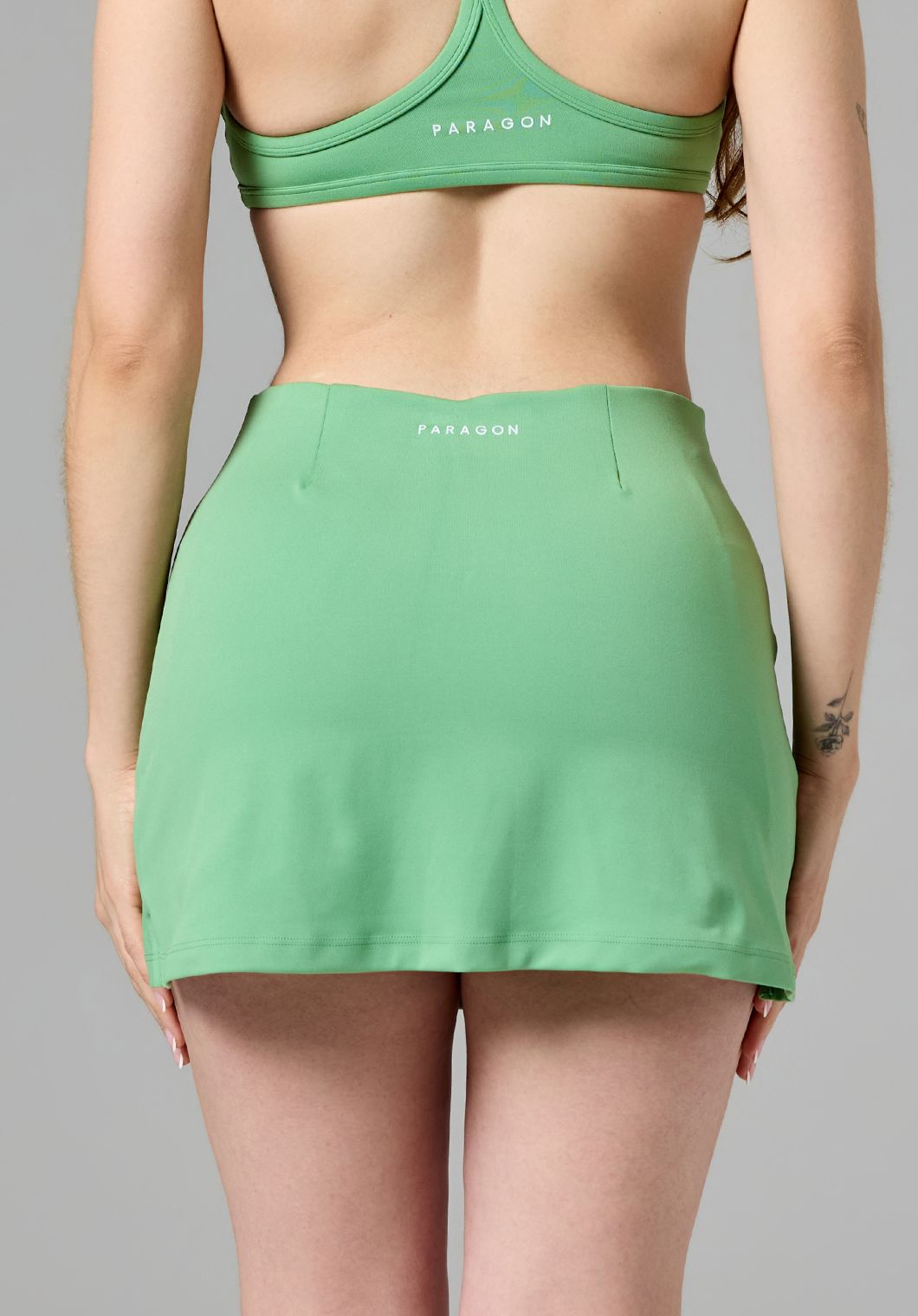 Reluna™ Ace Mid-Rise Mini Skort Matcha Shorts Paragon Fitwear 