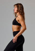 Reluna™ Bare Sports Bra Black Sports Bras Paragon Fitwear 