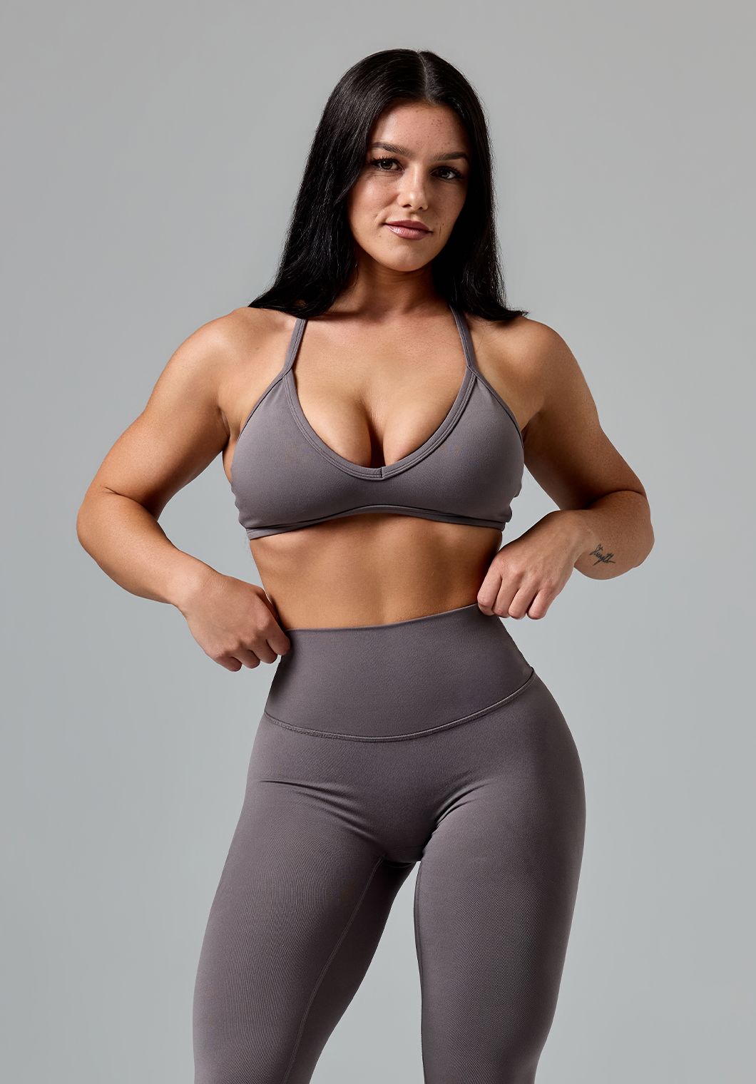 Reluna™ Bare Sports Bra Cement Sports Bras Paragon Fitwear 