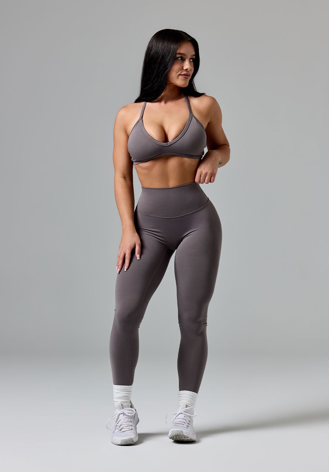 Reluna™ Bare Sports Bra Cement Sports Bras Paragon Fitwear 