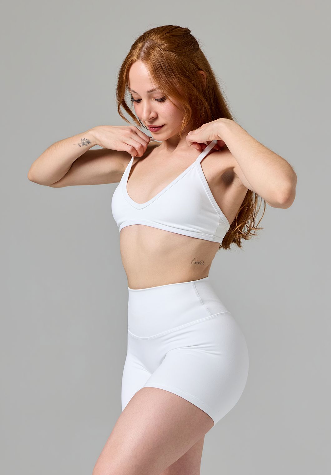 Reluna™ Bare Sports Bra White Sports Bras Paragon Fitwear 