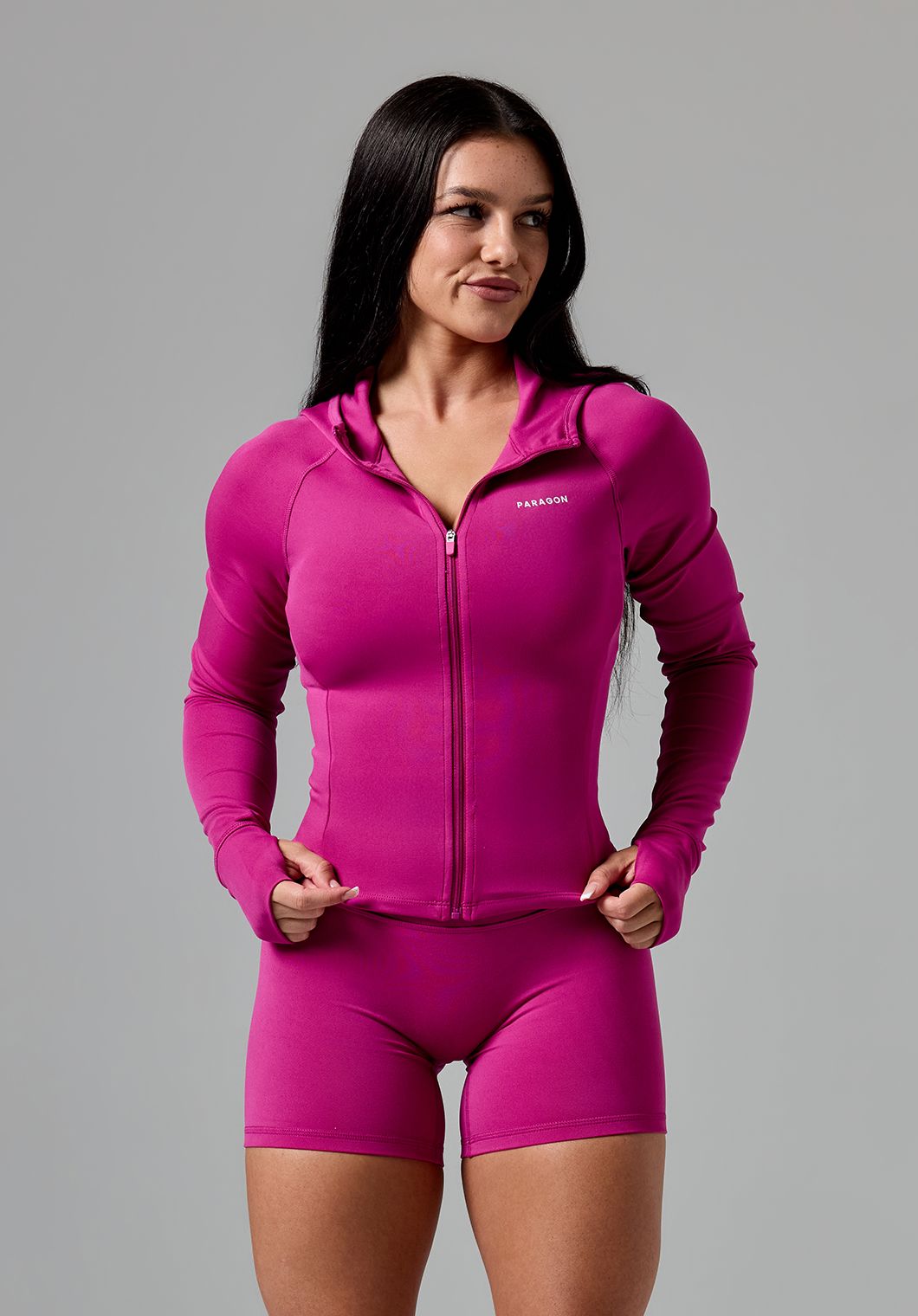 Reluna™ Contour Jacket Berry Sports Bras Paragon Fitwear 