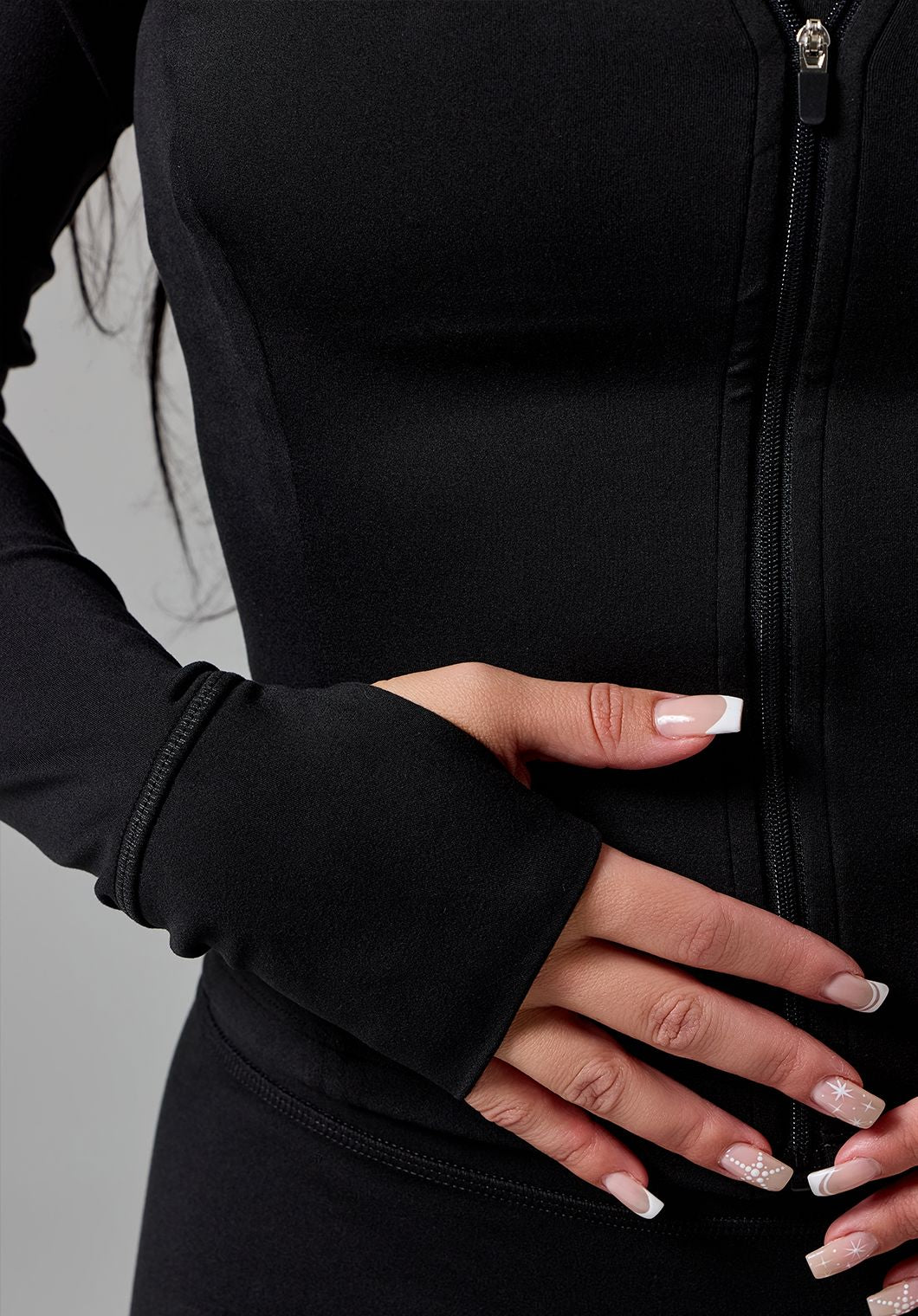 Reluna™ Contour Jacket Black Sports Bras Paragon Fitwear 