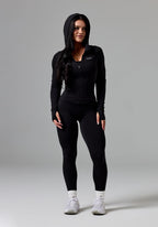 Reluna™ Contour Jacket Black Sports Bras Paragon Fitwear 