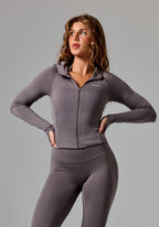 Reluna™ Contour Jacket Cement Sports Bras Paragon Fitwear 