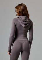 Reluna™ Contour Jacket Cement Sports Bras Paragon Fitwear 