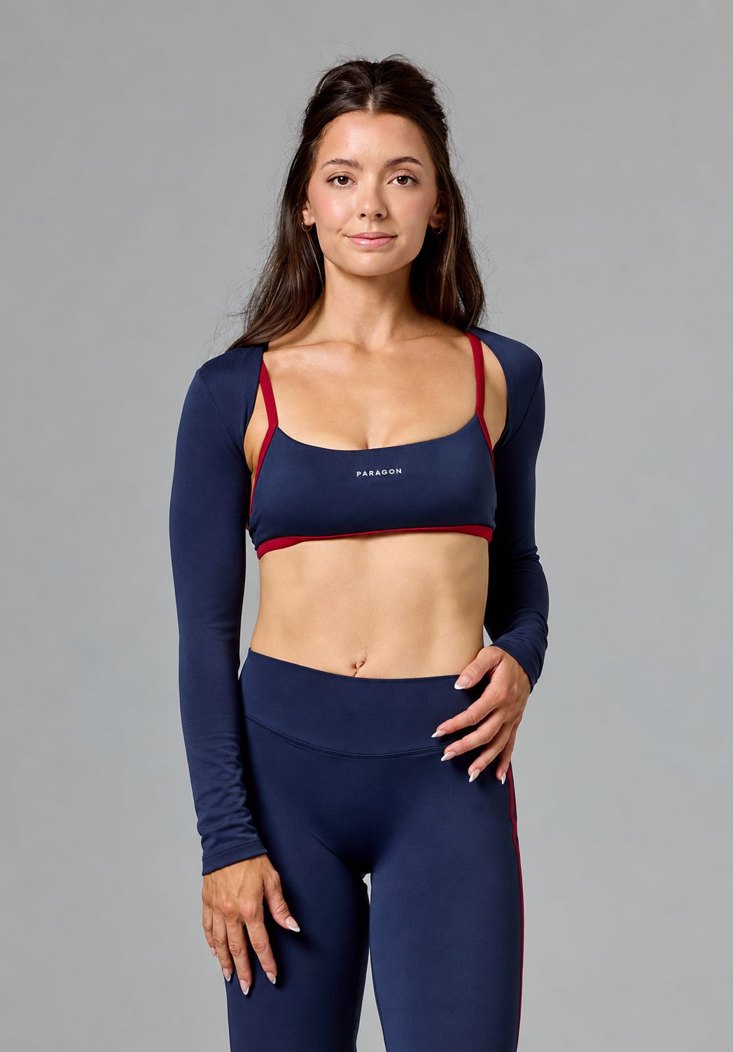Reluna™ Cropped Shrug Top Nightshade Cropped Shrug Paragon Fitwear 