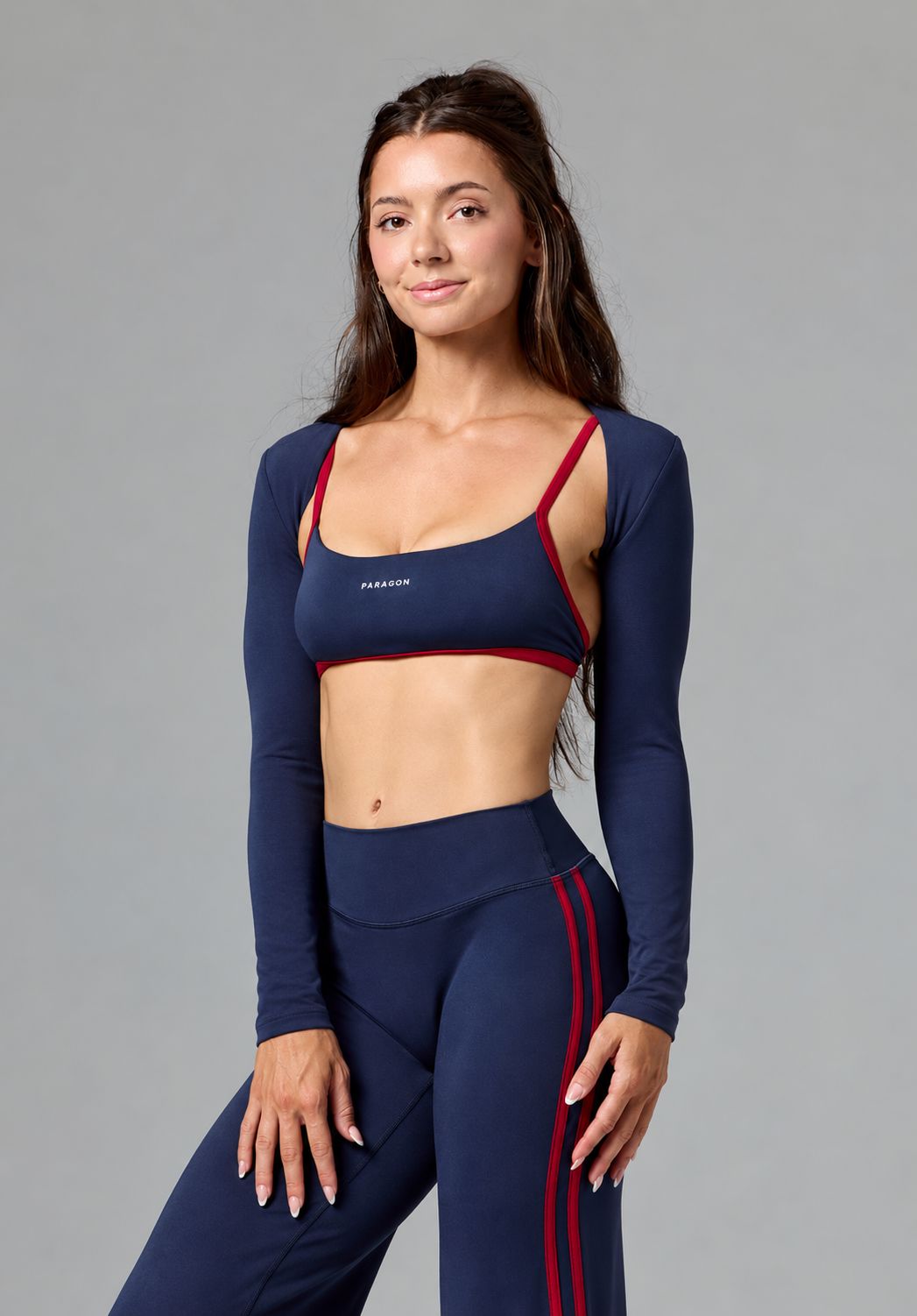 Reluna™ Cropped Shrug Top Nightshade Cropped Shrug Paragon Fitwear 