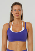 Reluna™ Double-Layer Sports Bra Electric Violet Sports Bras Paragon Fitwear 