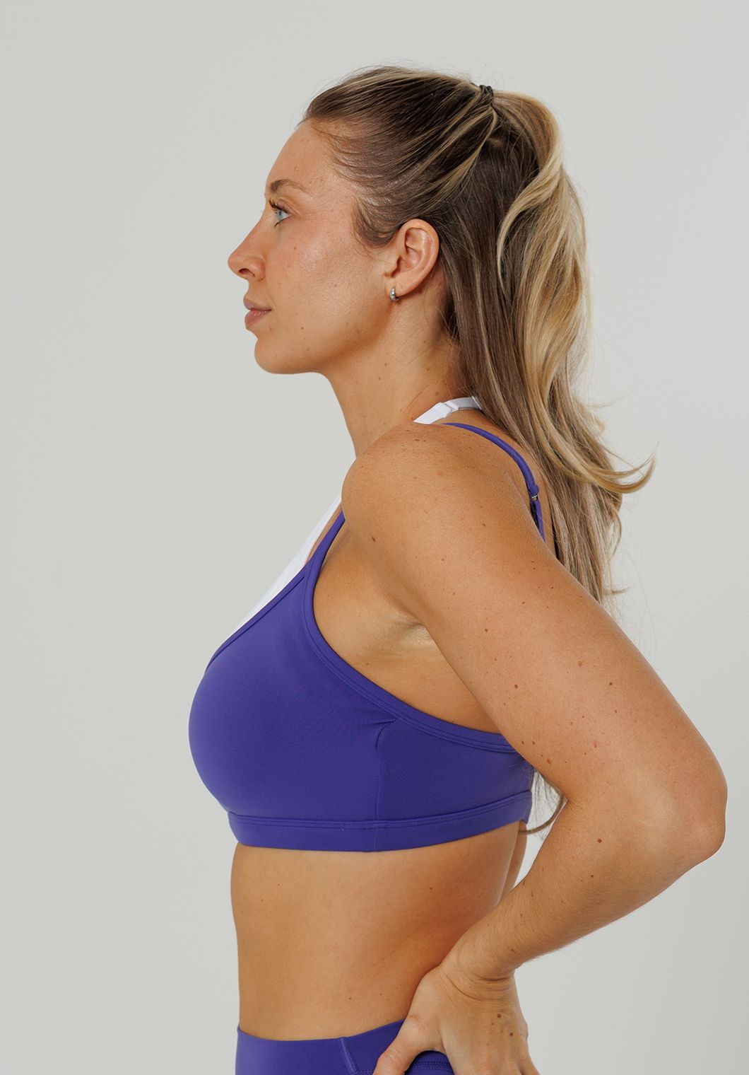 Reluna™ Double-Layer Sports Bra Electric Violet Sports Bras Paragon Fitwear 