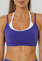 Reluna™ Double-Layer Sports Bra Electric Violet Sports Bras Paragon Fitwear 