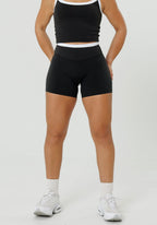 Reluna Double-Layer High-Rise Sculptseam® Plus Short 5" Black Leggings/Joggers Paragon Fitwear 