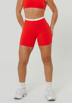 Reluna Double-Layer High-Rise Sculptseam® Plus Short 5" Strawberry Leggings/Joggers Paragon Fitwear 