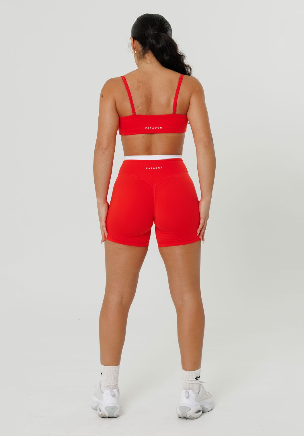 Reluna Double-Layer High-Rise Sculptseam® Plus Short 5" Strawberry Leggings/Joggers Paragon Fitwear 