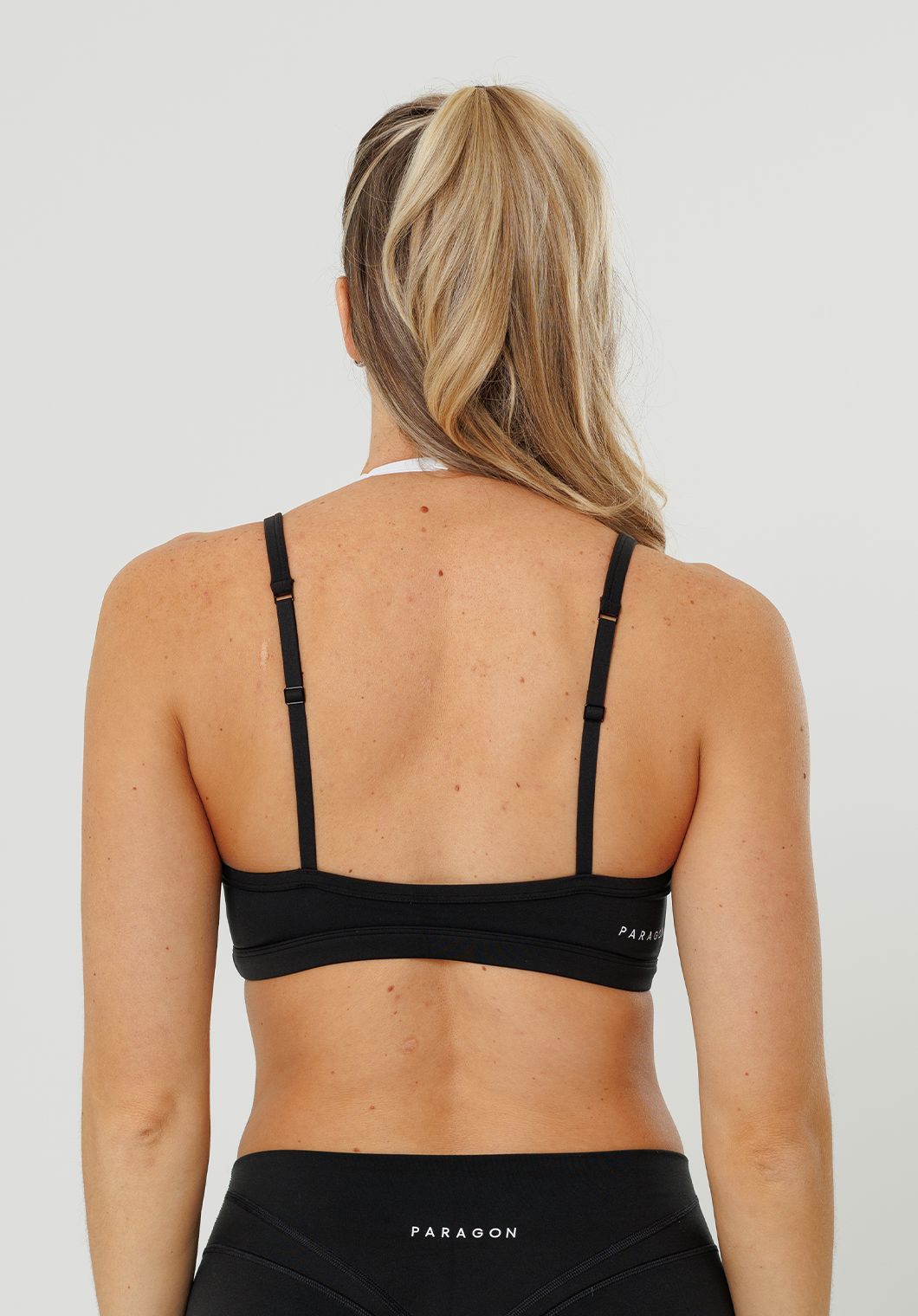 Reluna™ Double-Layer Sports Bra Black Sports Bras Paragon Fitwear 