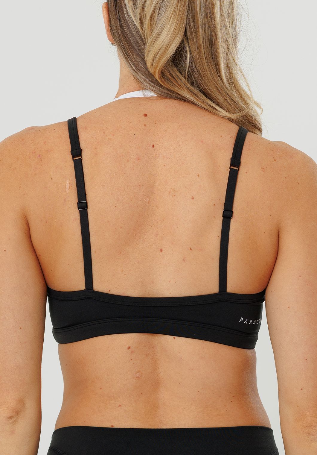 Reluna™ Double-Layer Sports Bra Black Sports Bras Paragon Fitwear 