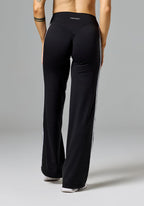Reluna™ Double Stripe Sculptseam® Mid-Rise Straight Leg Pant Regular Black Straight Leg Pant Paragon Fitwear 