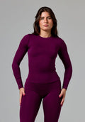 Reluna™ Full Length Long Sleeve Top Velvet Tops/Tanks Paragon Fitwear 