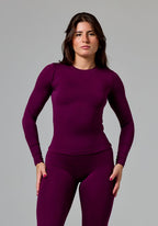 Reluna™ Full Length Long Sleeve Top Velvet Tops/Tanks Paragon Fitwear 