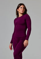 Reluna™ Full Length Long Sleeve Top Velvet Tops/Tanks Paragon Fitwear 
