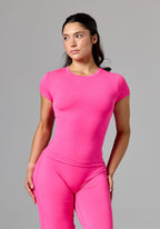 Reluna™ Full Length Short Sleeve Top Crush Tops/Tanks Paragon Fitwear 