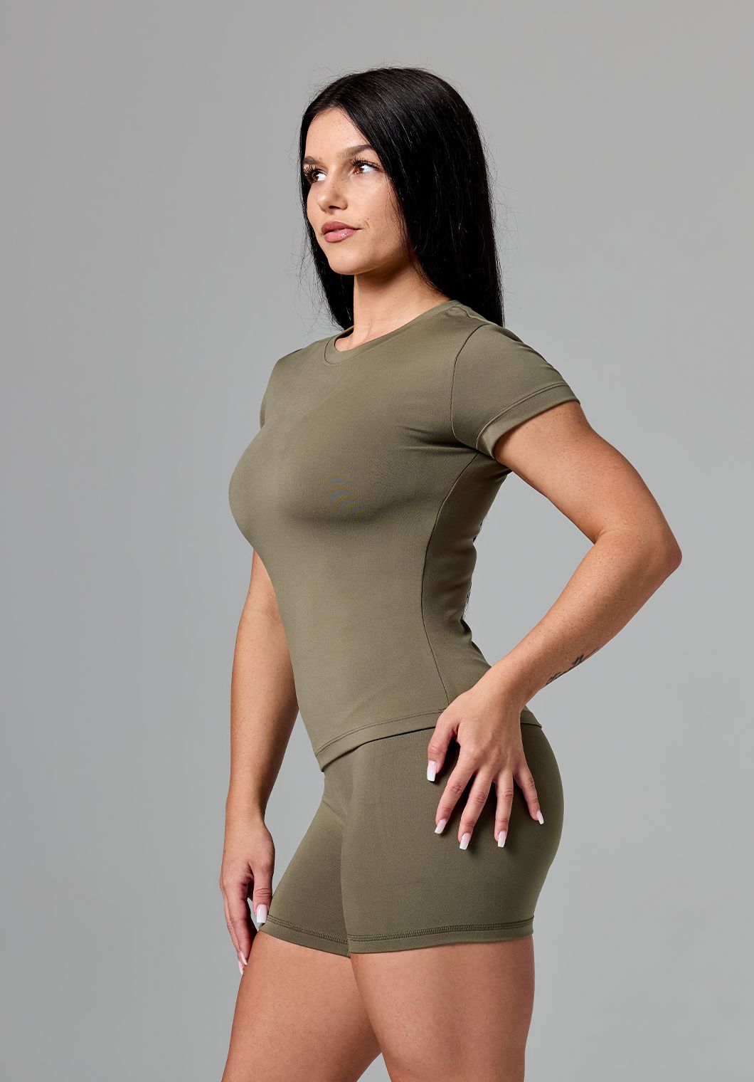 Reluna™ Full Length Short Sleeve Top Everglades Tops/Tanks Paragon Fitwear 