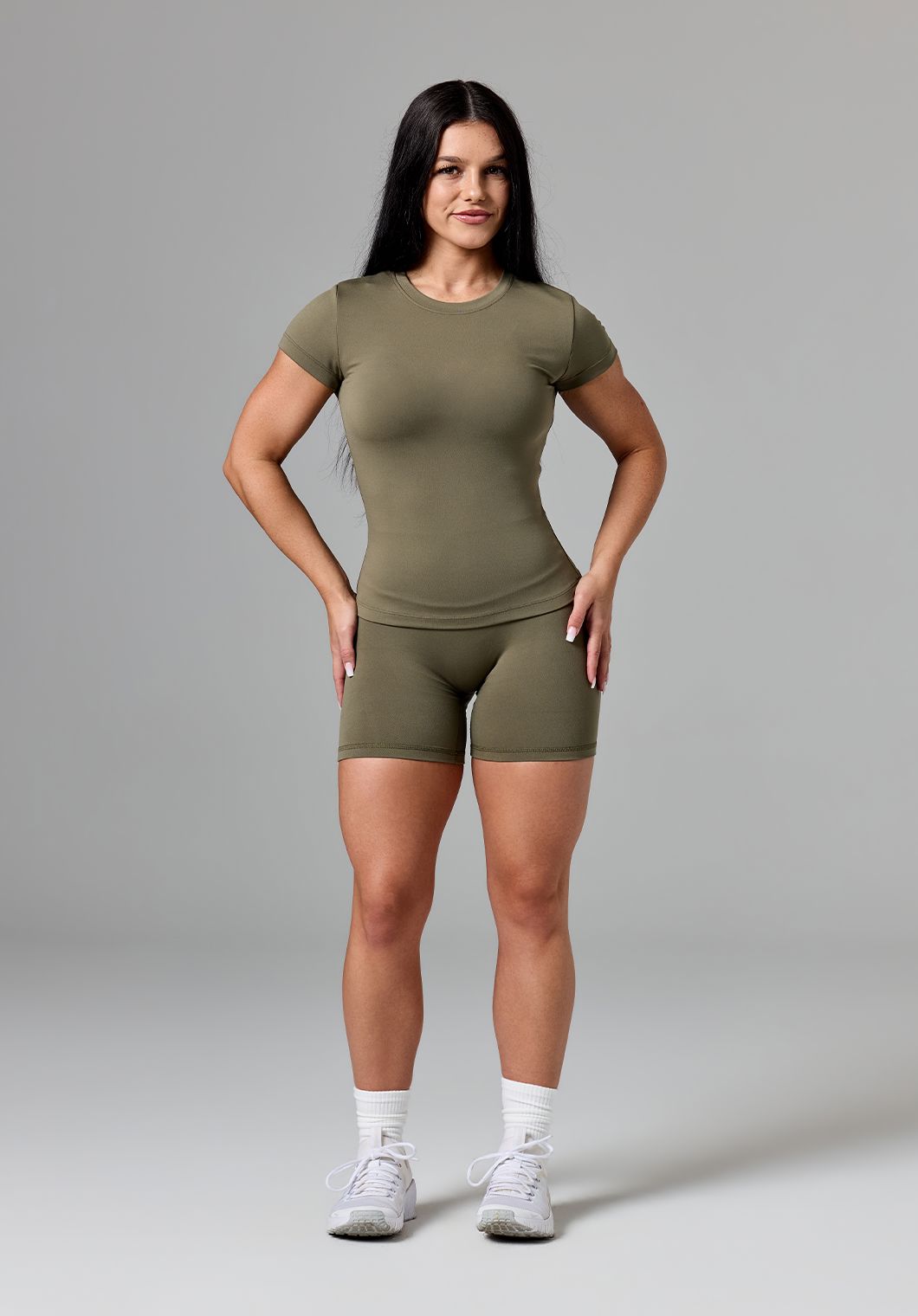 Reluna™ Full Length Short Sleeve Top Everglades Tops/Tanks Paragon Fitwear 
