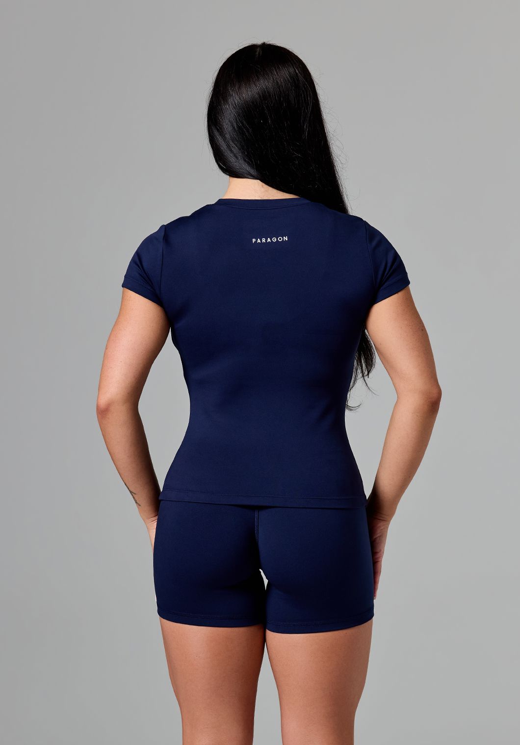 Reluna™ Full Length Short Sleeve Top Ink Tops/Tanks Paragon Fitwear 