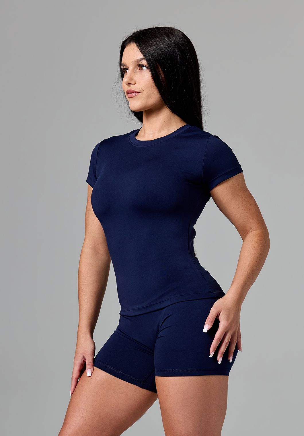 Reluna™ Full Length Short Sleeve Top Ink Tops/Tanks Paragon Fitwear 