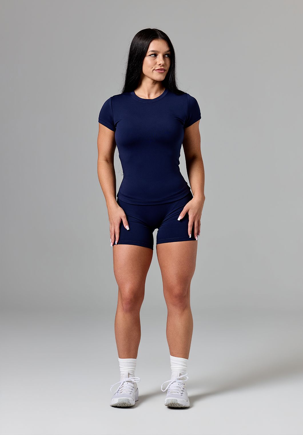 Reluna™ Full Length Short Sleeve Top Ink Tops/Tanks Paragon Fitwear 
