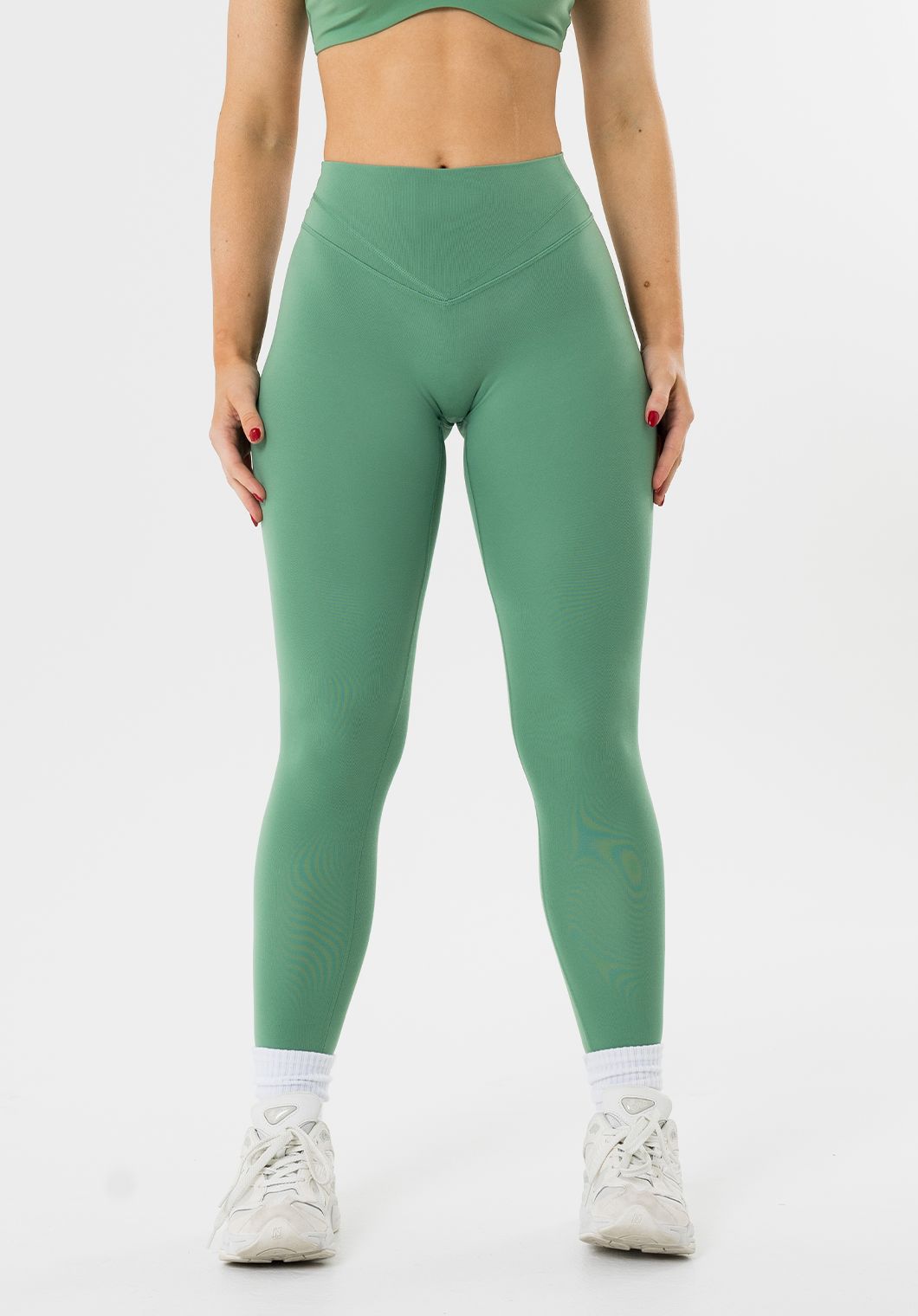 Reluna™ Icon High-Rise Sculptseam® Plus Legging Avocado Leggings/Joggers Paragon Fitwear 