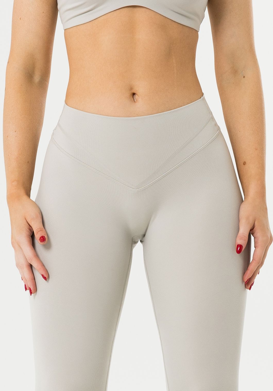Reluna™ Icon High-Rise Sculptseam® Plus Legging Pearl Grey Leggings/Joggers Paragon Fitwear 