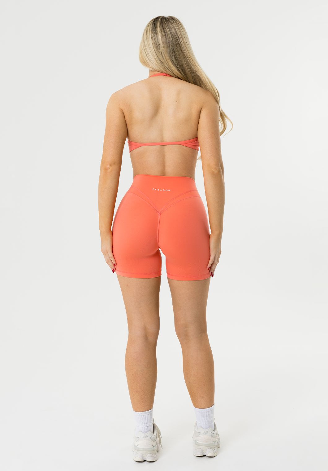 Reluna™ Icon High-Rise Sculptseam® Plus Short 5” Juicy Peach Shorts Paragon Fitwear 