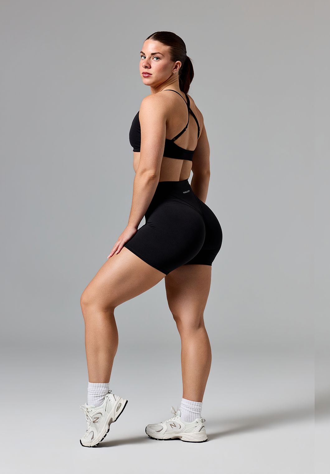 Reluna Icon High-Rise Sculptseam® Plus Short 5” Black Shorts Paragon Fitwear 