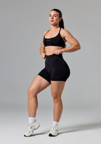 Reluna Icon High-Rise Sculptseam® Plus Short 5” Black Shorts Paragon Fitwear 