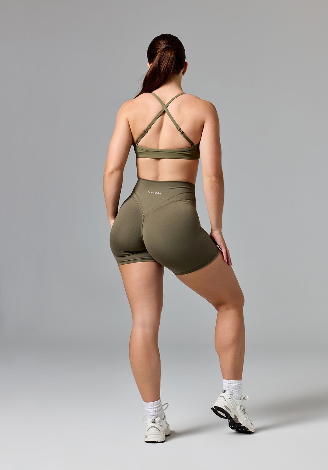 Reluna Icon High-Rise Sculptseam® Plus Short 5” Everglades Shorts Paragon Fitwear 