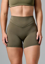 Reluna Icon High-Rise Sculptseam® Plus Short 5” Everglades Shorts Paragon Fitwear 