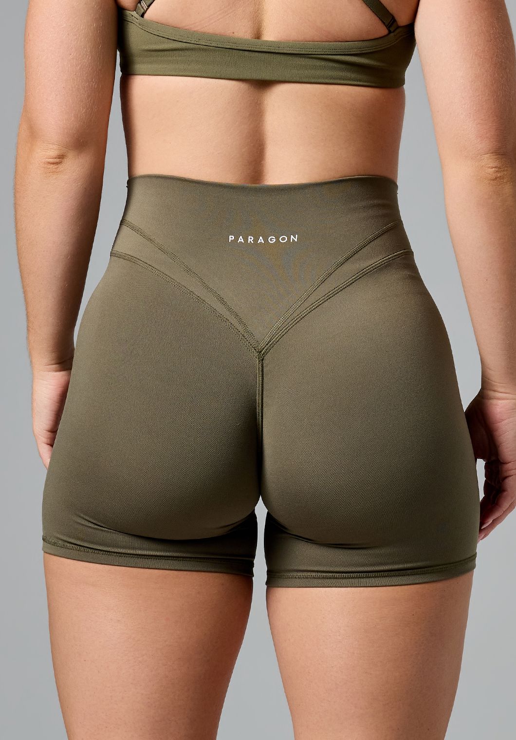 Reluna Icon High-Rise Sculptseam® Plus Short 5” Everglades Shorts Paragon Fitwear 