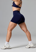 Reluna Icon High-Rise Sculptseam® Plus Short 5” Ink Shorts Paragon Fitwear 