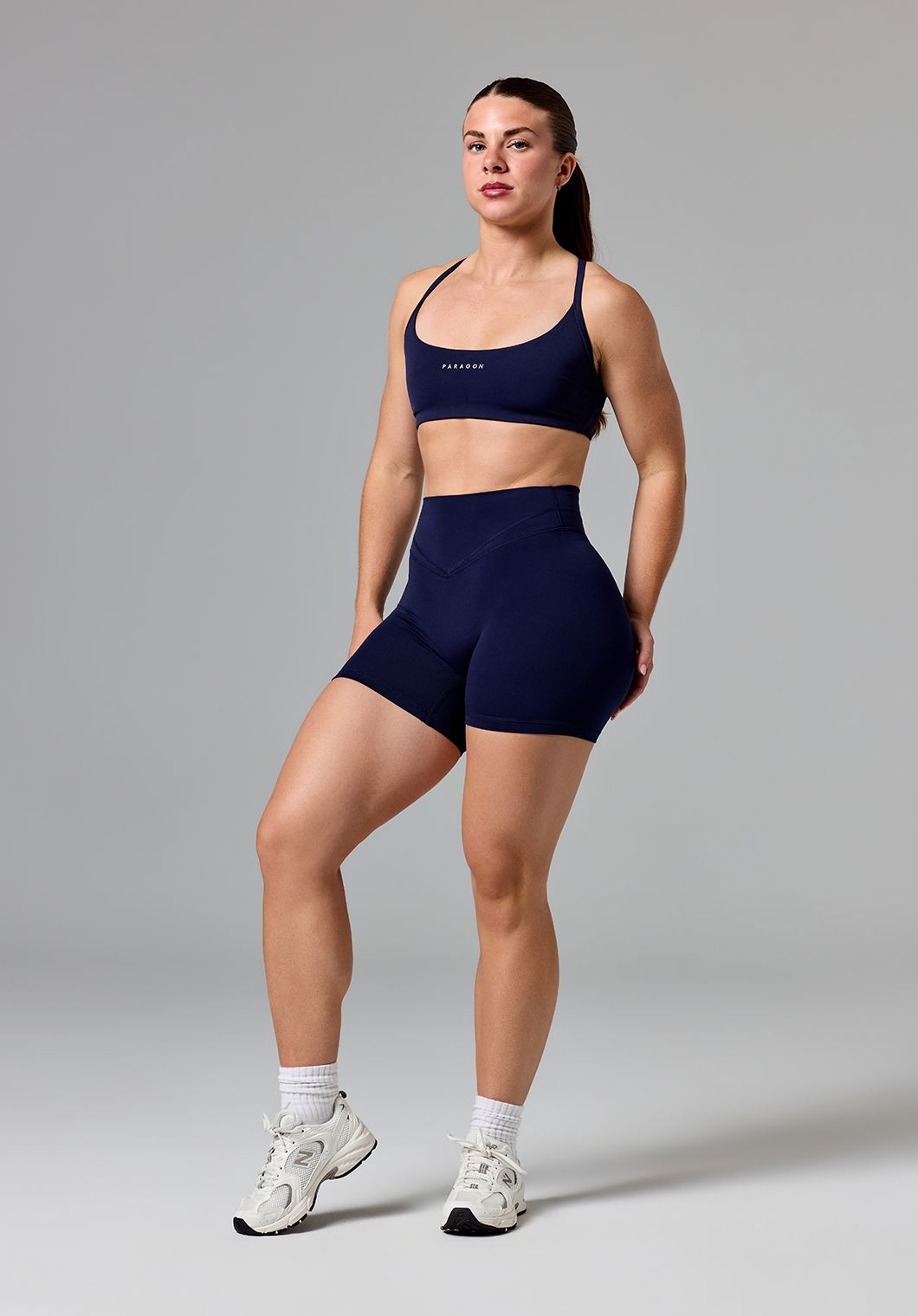 Reluna Icon High-Rise Sculptseam® Plus Short 5” Ink Shorts Paragon Fitwear 