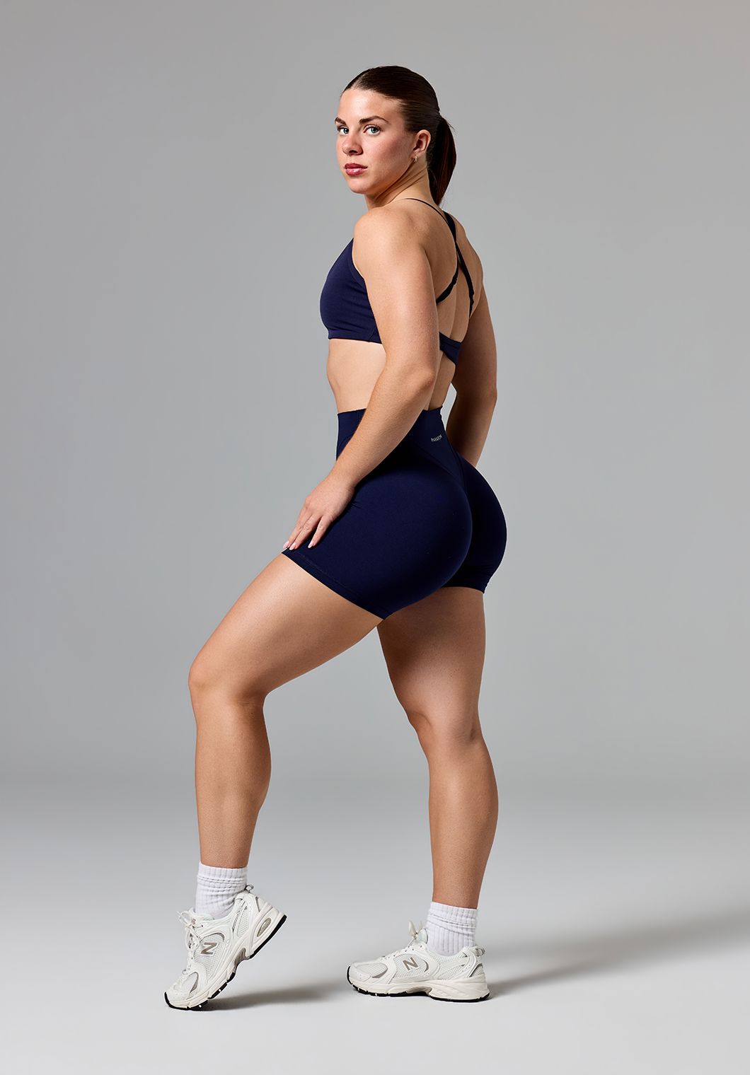 Reluna Icon High-Rise Sculptseam® Plus Short 5” Ink Shorts Paragon Fitwear 