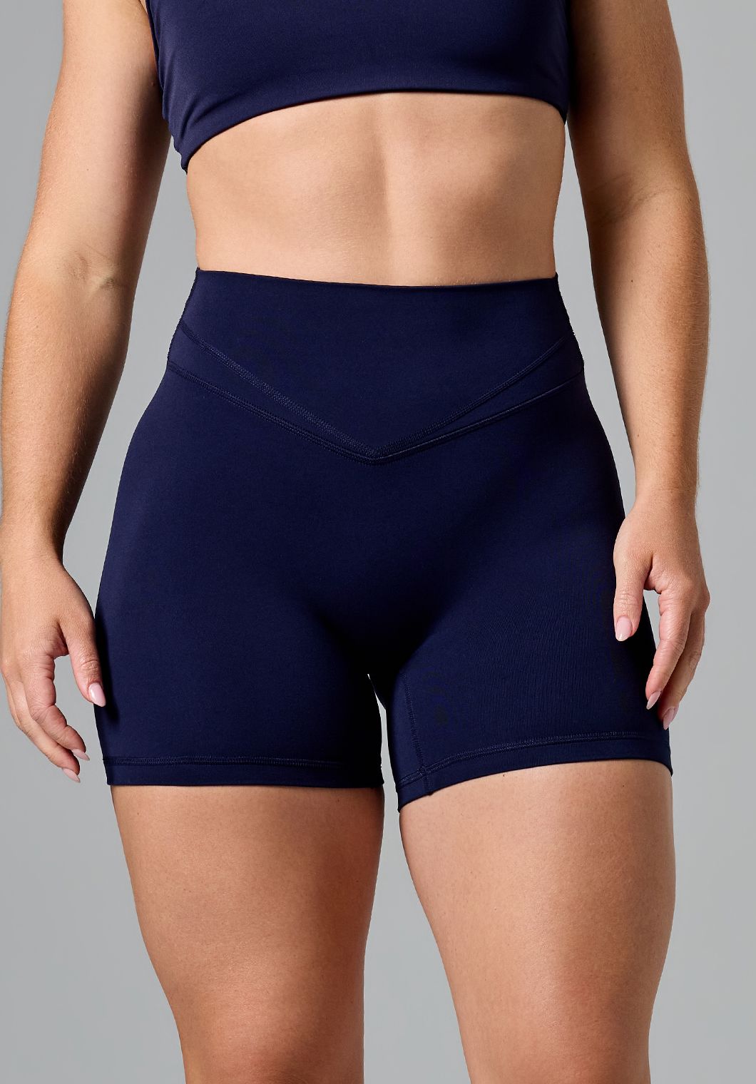 Reluna Icon High-Rise Sculptseam® Plus Short 5” Ink Shorts Paragon Fitwear 
