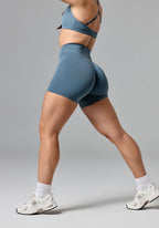 Reluna Icon High-Rise Sculptseam® Plus Short 5” Slate Shorts Paragon Fitwear 