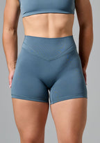 Reluna Icon High-Rise Sculptseam® Plus Short 5” Slate Shorts Paragon Fitwear 